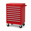 Rolling Tool Cabinet, 8-Drawer