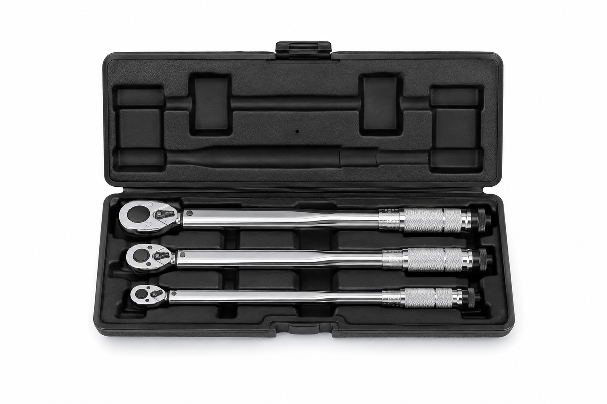 Torque Wrench Set, 3-Piece (1/4", 3/8", 1/2" Drive)